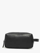 Trousse De Toilette Flandres Cuir Etrier Noir flandres EFLA920M