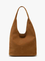 Hobo Cavalier Nubuck Leather Etrier Brown cavalier nubuck ECAN154M