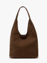 Hobo Cavalier Nubuck Leather Etrier Brown cavalier nubuck ECAN154M
