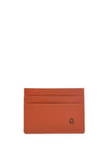 Porte-cartes Madras Cuir Etrier Orange madras EMAD011