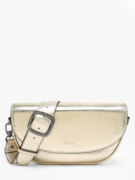 Sac BandouliÃ¨re M Emeraude Cuir Etrier Or emeraude EEME065M
