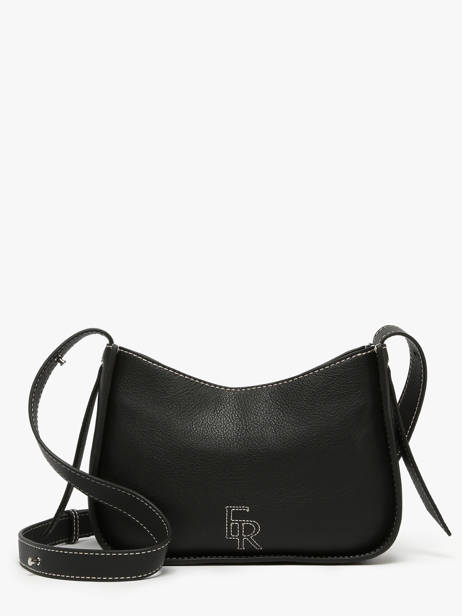 Sac Bandoulière M Foudre Cuir Etrier Noir foudre EFOD089M