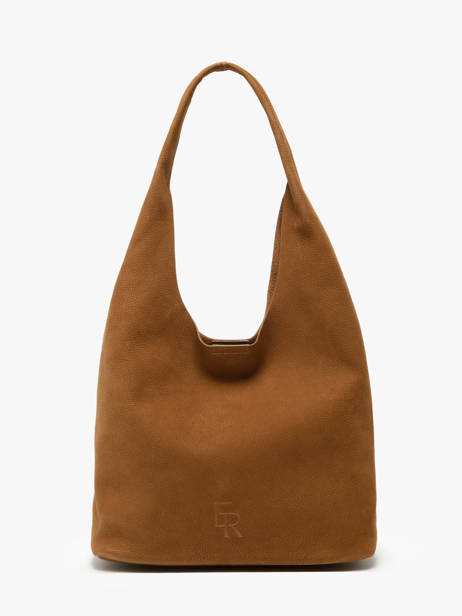 Hobo Cavalier Nubuck Leather Etrier Brown cavalier nubuck ECAN154M